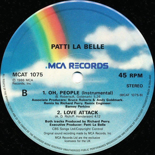 Patti LaBelle : Oh, People (12")