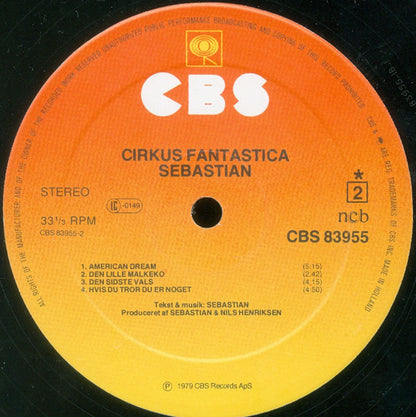 Sebastian (5) : Cirkus Fantastica (LP, Album)