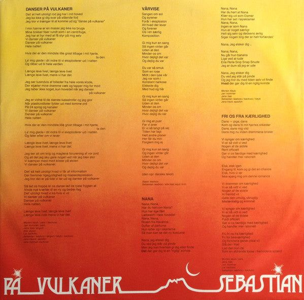 Sebastian (5) : På Vulkaner (LP, Album)