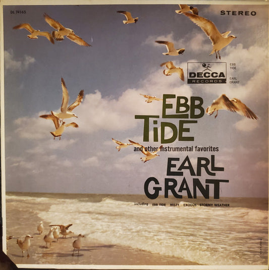 Earl Grant : Ebb Tide And Other Instrumental Favorites (LP, Album, RP, Pin)