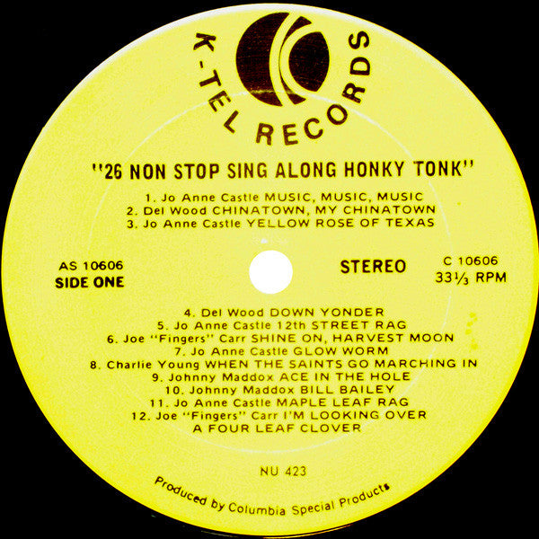 Various : 26 Non Stop Sing Along Honky Tonk  (Vol. 1) (LP, Comp)