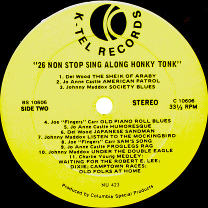 Various : 26 Non Stop Sing Along Honky Tonk  (Vol. 1) (LP, Comp)