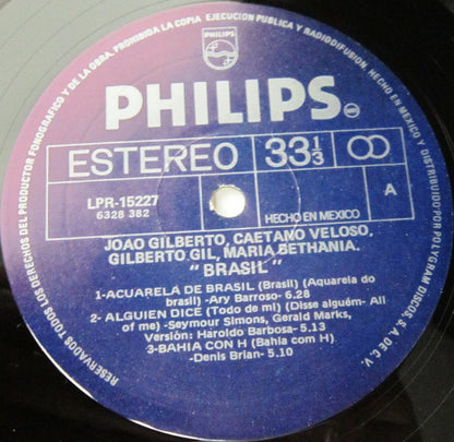 João Gilberto, Caetano Veloso, Gilberto Gil, Maria Bethânia : Brasil (LP, Album, Cap)