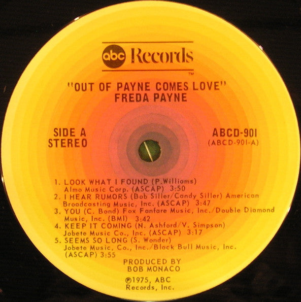 Freda Payne : Out Of Payne Comes Love (LP, Album)