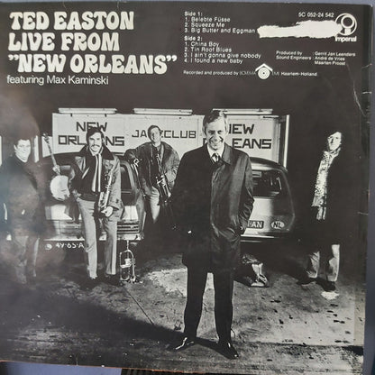 Ted Easton Featuring Max Kaminsky : Ted Easton 'Live' From New Orleans (LP, Album)