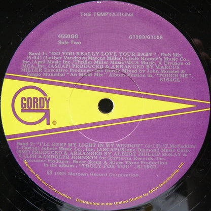 The Temptations : Do You Really Love Your Baby (12")