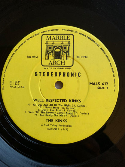 The Kinks : Well Respected Kinks (LP, Comp, Fli)