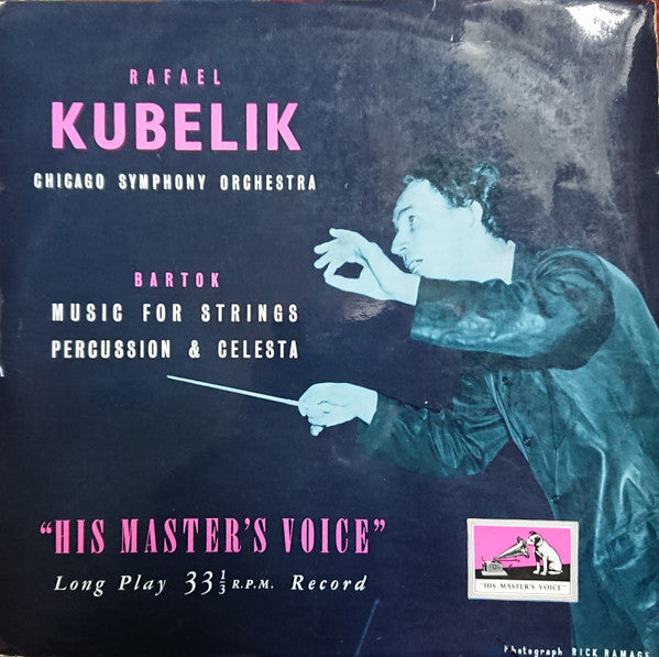 Béla Bartók, Rafael Kubelik, The Chicago Symphony Orchestra : Music For Strings, Percussion And Celesta (10", Album)