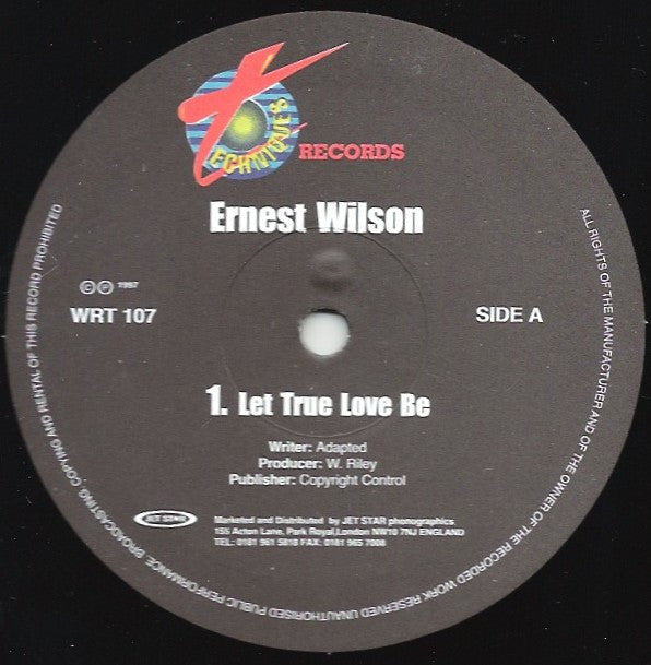 Ernest Wilson / Delano Steward : Let True Love Be - Do Good On To Others (12")