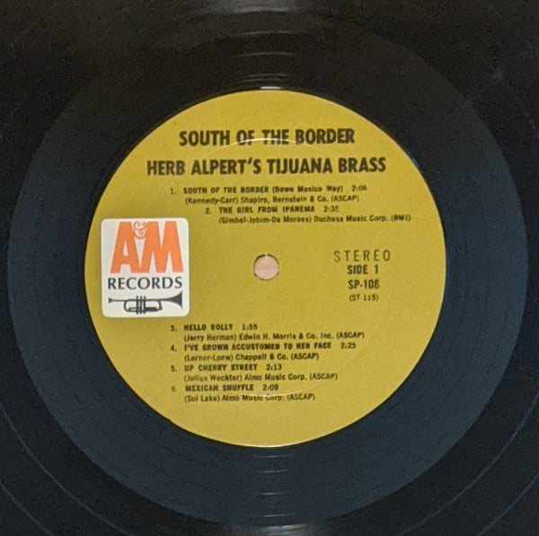 Herb Alpert & The Tijuana Brass : South Of The Border (LP, Album, Mon)