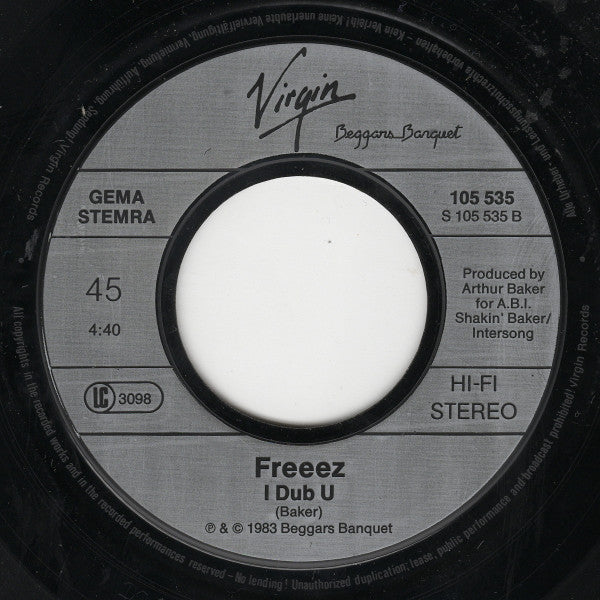 Freeez : I.O.U. (7", Single)