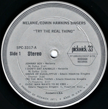 Melanie (2) / Edwin Hawkins Singers : Try The Real Thing (LP, Comp)