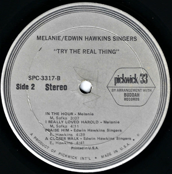 Melanie (2) / Edwin Hawkins Singers : Try The Real Thing (LP, Comp)