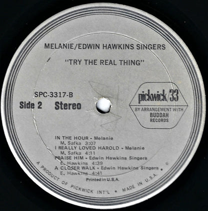 Melanie (2) / Edwin Hawkins Singers : Try The Real Thing (LP, Comp)