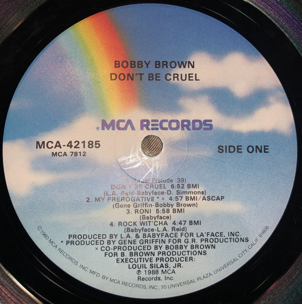 Bobby Brown : Don't Be Cruel (LP, Album, Glo)