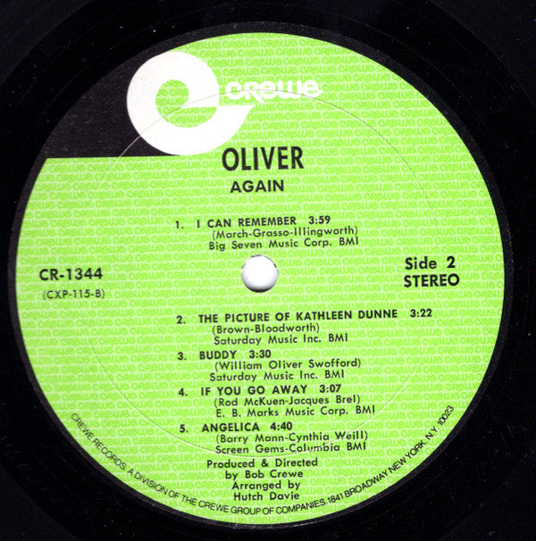 Oliver (6) : Again (LP, Album)