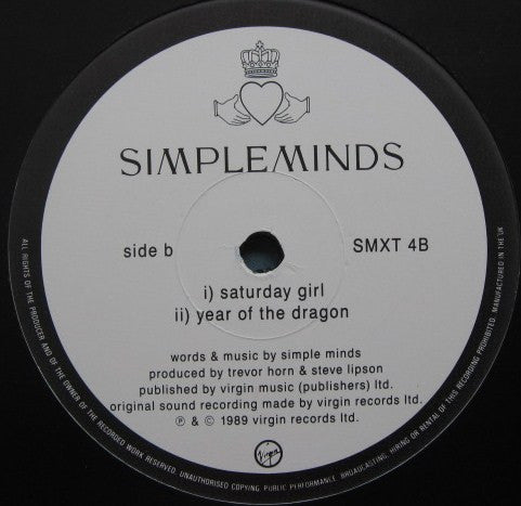 Simple Minds : This Is Your Land (12", Ltd, Gat)