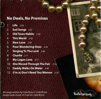 Celia Bryce : No Deals, No Promises (CD, Album)