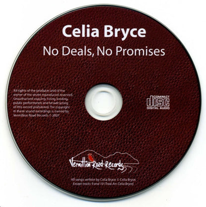 Celia Bryce : No Deals, No Promises (CD, Album)