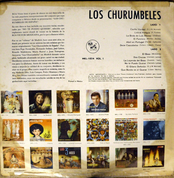 Los Churumbeles De España : Los Churumbeles De España (LP, Album, Mono)