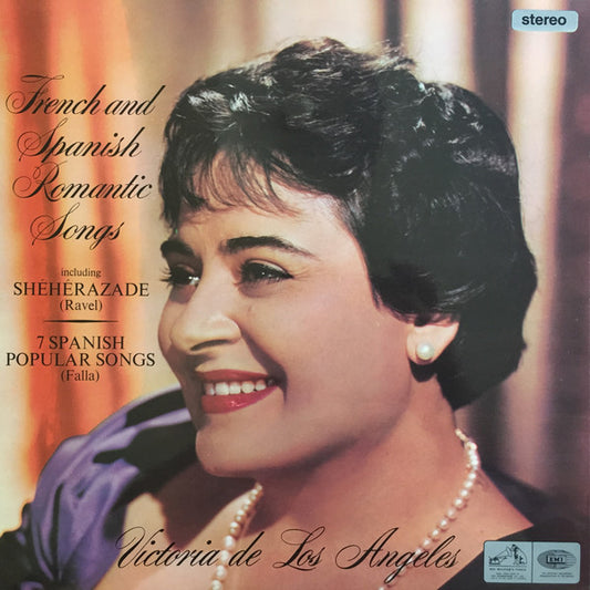 Victoria De Los Angeles, Manuel De Falla, Maurice Ravel : French And Spanish Romantic Songs Including Shéhérezade (Ravel), 7 Spanish Popular Songs (Falla) (LP, RE)