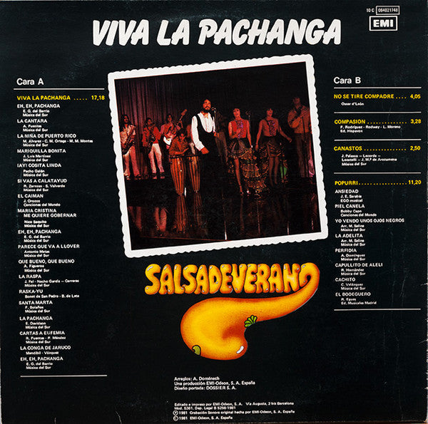 Various : Salsa De Verano (LP, Comp, P/Mixed)