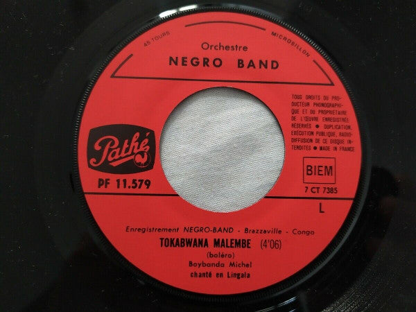 Orchestre Negro-Band : Françoise / Tokabwana Malembe (7")