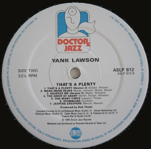 Yank Lawson : That's A Plenty (LP, Comp, Mono)