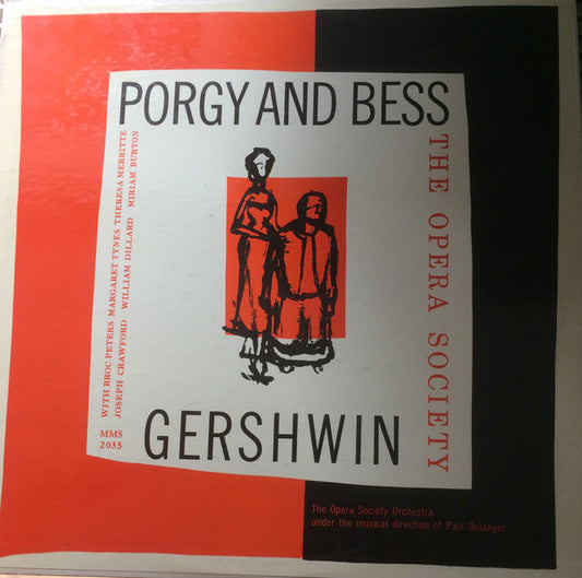 George Gershwin, The Opera Society Orchestra : Porgy And Bess (Concert Version) (LP)