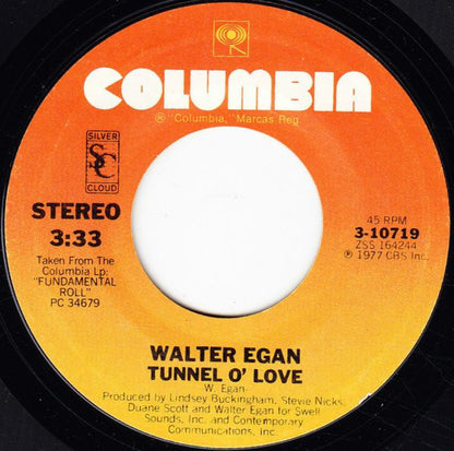 Walter Egan : Magnet And Steel / Tunnel O' Love (7", Styrene, Ter)