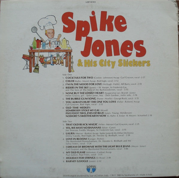 Spike Jones & His City Slickers* : Greatest Hits (LP, Comp)