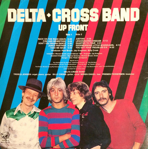 Delta-Cross Band : Up Front (LP, Album)