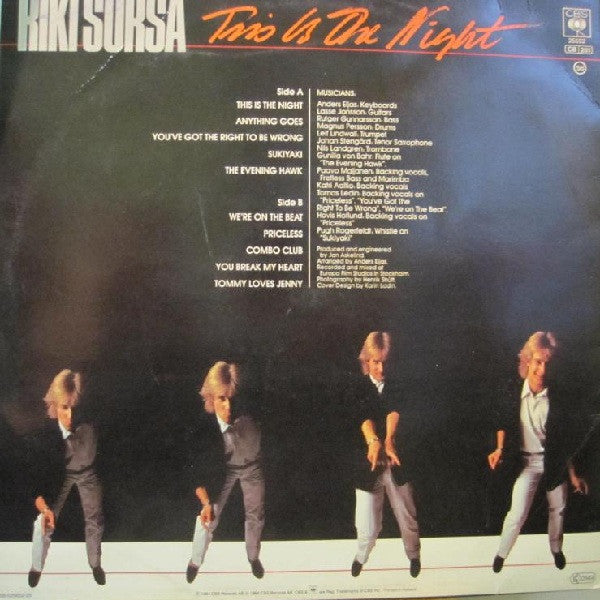 Riki Sorsa : This Is The Night (LP, Album)