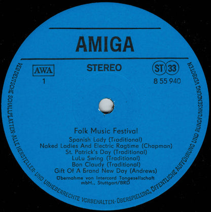 Various : Folk Music Festival (LP, Comp)