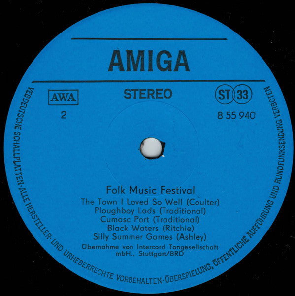 Various : Folk Music Festival (LP, Comp)