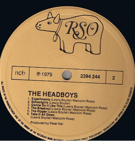 The Headboys : The Headboys (LP, Album)