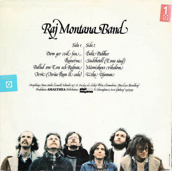 Raj Montana Band : Raj Montana Band (LP, Album)