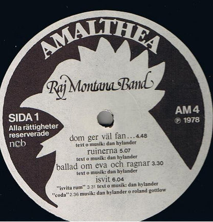 Raj Montana Band : Raj Montana Band (LP, Album)