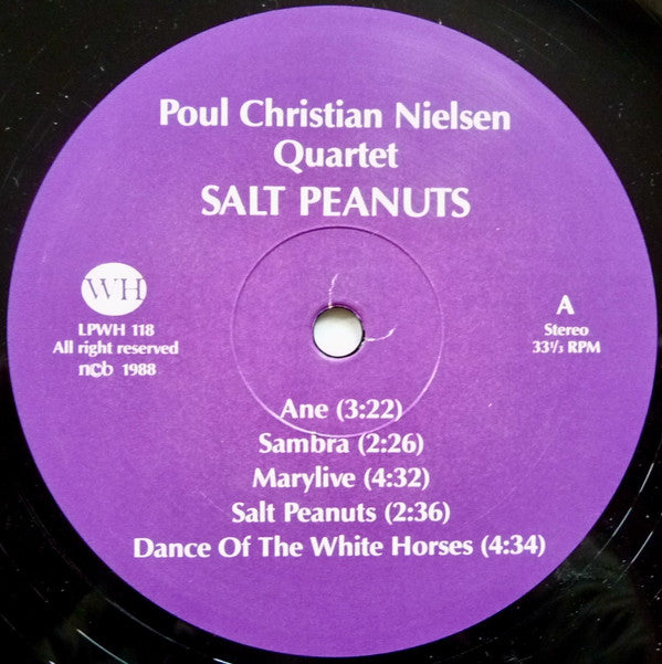 Poul Christian Nielsen Quartet : Salt Peanuts (LP, Album)