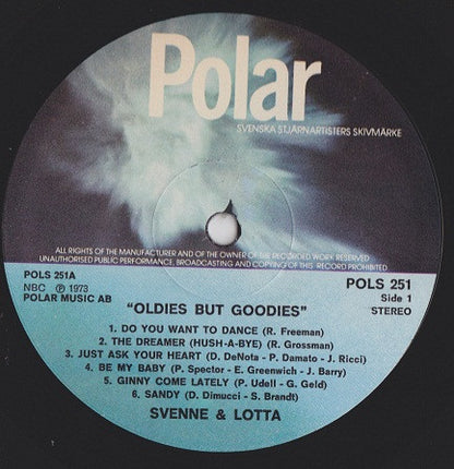 Svenne & Lotta : Oldies But Goodies (LP, Album, RE)