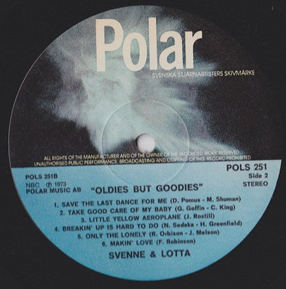 Svenne & Lotta : Oldies But Goodies (LP, Album, RE)