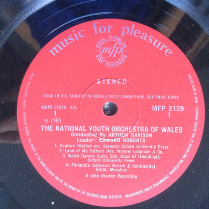 National Youth Orchestra Of Wales, Arthur Davison : The National Youth Orchestra Of Wales (LP)