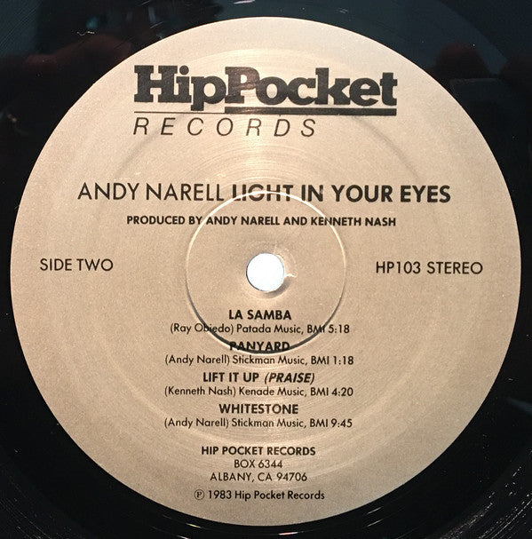 Andy Narell : Light In Your Eyes (LP, Album)