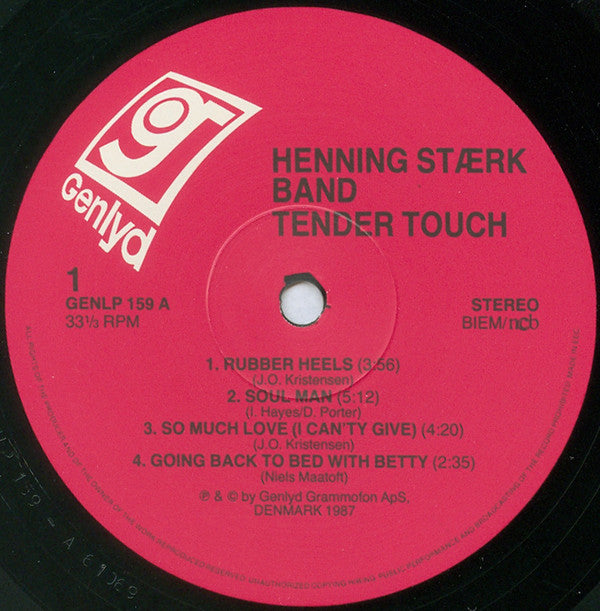 Henning Stærk Band : Tender Touch (LP, Album)