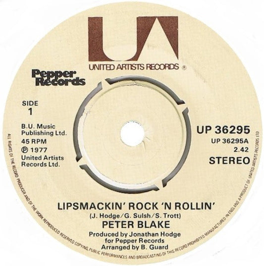 Peter Blake (3) : Lipsmackin' Rock 'N Rollin' / Clever Dick (7", Single)