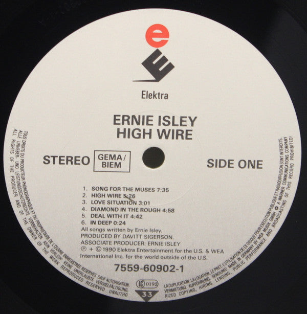 Ernie Isley : High Wire (LP, Album)