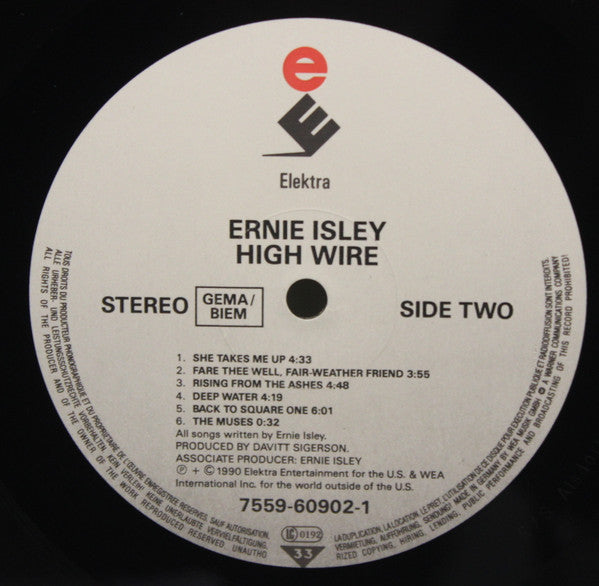 Ernie Isley : High Wire (LP, Album)