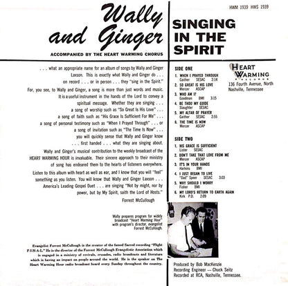 Wally & Ginger : Singing In The Spirit (LP)