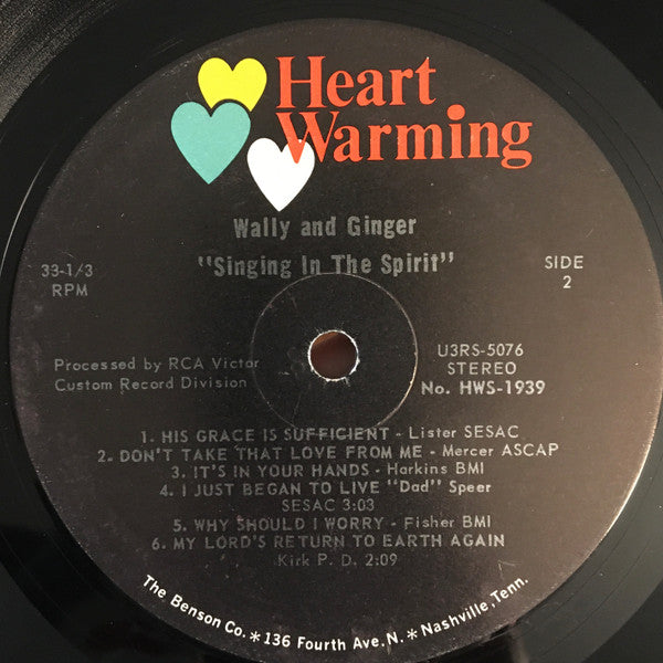 Wally & Ginger : Singing In The Spirit (LP)