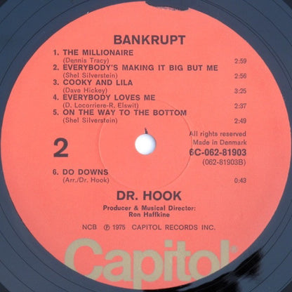 Dr. Hook : Bankrupt (LP, Album)